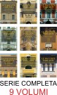 Copertine della serie completa di libri su Roma 'Le facciate parlanti' (la serie è costituita da 8 volumi)