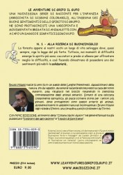 Alla ricerca di Buonconiglio - quarta di copertina (ISBN 8873540090) | Serie: Le avventure di Grifo il Gufo - volume 1