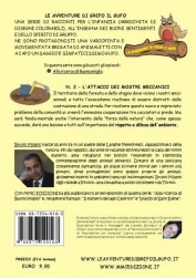 L'attacco dei mostri meccanici - quarta di copertina (ISBN 8873540163) | Serie: Le avventure di Grifo il Gufo - volume 2