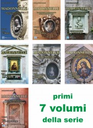 Copertine dei primi 7 volumi della serie di libri su Roma 'MADONNELLE' (i volumi successivi sono in elaborazione)