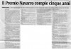 Il Premio Navarro compie 5 anni - PREMIAZIONE (La Sicilia -  ... Immagine 1