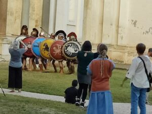 Rievocazione storica di guerrieri etruschi