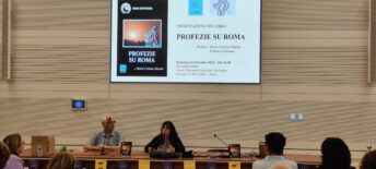 Foto della presentazione del libro “PROFEZIE SU ROMA” a Villa Giulia
