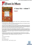 Recensione di FUORI LE MURA su ‘A TESTA ALTA Vol. V’